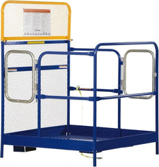 Vestil - 60" Platform - Forklift Work Platform, 1,000 Lb Capacity, 60" Platform Height, 48" Base Width x 48" Base Depth - Exact Tooling