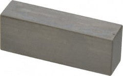 Mitutoyo - 0.5" Rectangular Steel Gage Block - Accuracy Grade 0, Includes Certificate of Inspection - Exact Tooling