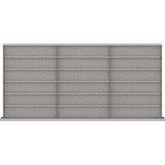 LISTA - 18-Compartment Drawer Divider Layout for 3.15" High Drawers - Exact Tooling