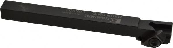 Kennametal - Internal/External Thread, Right Hand Cut, 1/2" Shank Width x 1/2" Shank Height Indexable Threading Toolholder - 6" OAL, N.3R Insert Compatibility, NAS Toolholder, Series Top Notch - Exact Tooling