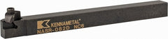 Kennametal - Internal/External Thread, Right Hand Cut, 1/2" Shank Width x 1/2" Shank Height Indexable Threading Toolholder - 6" OAL, N.2R Insert Compatibility, NAS Toolholder, Series Top Notch - Exact Tooling