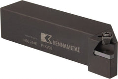 Kennametal - Internal/External Thread, Left Hand Cut, 1-1/2" Shank Width x 1-1/2" Shank Height Indexable Threading Toolholder - 7" OAL, N.4L Insert Compatibility, NS Toolholder, Series Top Notch - Exact Tooling