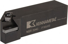 Kennametal - Internal/External Thread, Right Hand Cut, 1-1/4" Shank Width x 1-1/4" Shank Height Indexable Threading Toolholder - 5" OAL, N.4R Insert Compatibility, NS Toolholder, Series Top Notch - Exact Tooling