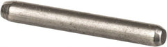 Made in USA - 1/16" Diam x 1/2" Pin Length 416 Stainless Steel Precision Dowel Pin - Passivated Finish, C 36-42 Hardness, 2 Beveled End - Exact Tooling
