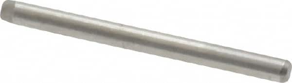 Made in USA - 1/16" Diam x 3/4" Pin Length 416 Stainless Steel Precision Dowel Pin - Passivated Finish, C 36-42 Hardness, 2 Beveled End - Exact Tooling