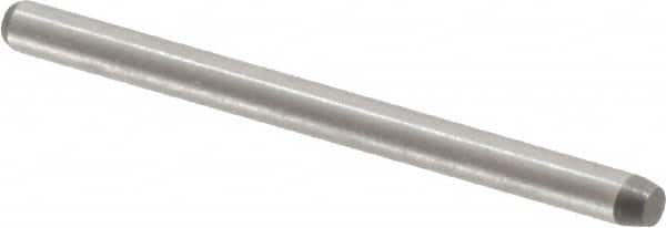 Made in USA - 1/16" Diam x 7/8" Pin Length 416 Stainless Steel Precision Dowel Pin - Passivated Finish, C 36-42 Hardness, 2 Beveled End - Exact Tooling