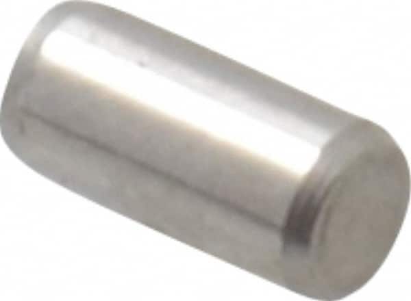 Made in USA - 3/32" Diam x 3/16" Pin Length 416 Stainless Steel Precision Dowel Pin - Passivated Finish, C 36-42 Hardness, 2 Beveled End - Exact Tooling