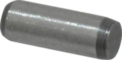 Made in USA - 3/32" Diam x 1/4" Pin Length 416 Stainless Steel Precision Dowel Pin - Passivated Finish, C 36-42 Hardness, 2 Beveled End - Exact Tooling
