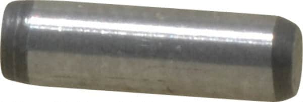 Made in USA - 3/32" Diam x 5/16" Pin Length 416 Stainless Steel Precision Dowel Pin - Passivated Finish, C 36-42 Hardness, 2 Beveled End - Exact Tooling