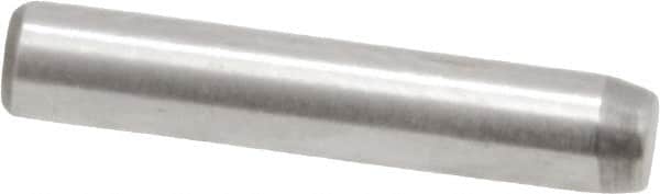 Made in USA - 3/32" Diam x 1/2" Pin Length 416 Stainless Steel Precision Dowel Pin - Passivated Finish, C 36-42 Hardness, 2 Beveled End - Exact Tooling