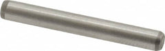 Made in USA - 1/8" Diam x 1" Pin Length 416 Stainless Steel Precision Dowel Pin - Passivated Finish, C 36-42 Hardness, 2 Beveled End - Exact Tooling