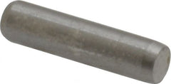 Made in USA - 1/8" Diam x 1/2" Pin Length 416 Stainless Steel Precision Dowel Pin - Passivated Finish, C 36-42 Hardness, 2 Beveled End - Exact Tooling
