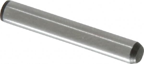 Made in USA - 5/32" Diam x 1" Pin Length 416 Stainless Steel Precision Dowel Pin - Passivated Finish, C 36-42 Hardness, 2 Beveled End - Exact Tooling