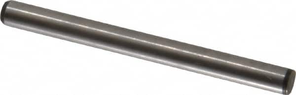 Made in USA - 5/32" Diam x 1-3/4" Pin Length 416 Stainless Steel Precision Dowel Pin - Passivated Finish, C 36-42 Hardness, 2 Beveled End - Exact Tooling