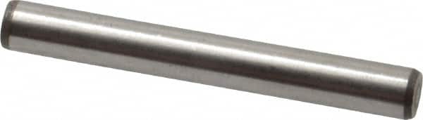 Made in USA - 3/16" Diam x 1-1/2" Pin Length 416 Stainless Steel Precision Dowel Pin - Passivated Finish, C 36-42 Hardness, 2 Beveled End - Exact Tooling