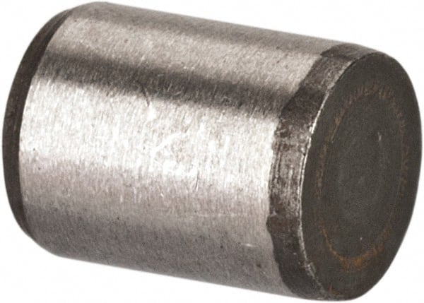 Made in USA - 3/16" Diam x 1/4" Pin Length 416 Stainless Steel Precision Dowel Pin - Passivated Finish, C 36-42 Hardness, 2 Beveled End - Exact Tooling