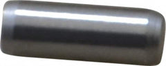 Made in USA - 3/16" Diam x 1/2" Pin Length 416 Stainless Steel Precision Dowel Pin - Passivated Finish, C 36-42 Hardness, 2 Beveled End - Exact Tooling