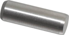 Made in USA - 3/16" Diam x 9/16" Pin Length 416 Stainless Steel Precision Dowel Pin - Passivated Finish, C 36-42 Hardness, 2 Beveled End - Exact Tooling