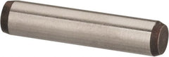 Made in USA - 3/16" Diam x 7/8" Pin Length 416 Stainless Steel Precision Dowel Pin - Passivated Finish, C 36-42 Hardness, 2 Beveled End - Exact Tooling