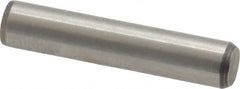 Made in USA - 1/4" Diam x 1-1/4" Pin Length 416 Stainless Steel Precision Dowel Pin - Passivated Finish, C 36-42 Hardness, 2 Beveled End - Exact Tooling
