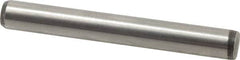 Made in USA - 1/4" Diam x 2" Pin Length 416 Stainless Steel Precision Dowel Pin - Passivated Finish, C 36-42 Hardness, 2 Beveled End - Exact Tooling