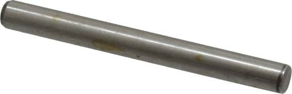 Made in USA - 1/4" Diam x 2-1/2" Pin Length 416 Stainless Steel Precision Dowel Pin - Passivated Finish, C 36-42 Hardness, 2 Beveled End - Exact Tooling