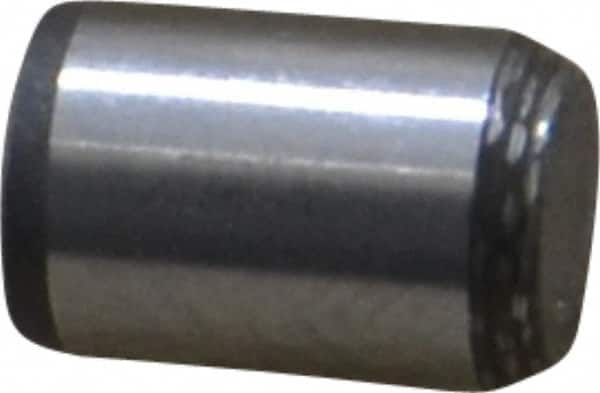 Made in USA - 1/4" Diam x 3/8" Pin Length 416 Stainless Steel Precision Dowel Pin - Passivated Finish, C 36-42 Hardness, 2 Beveled End - Exact Tooling