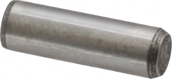 Made in USA - 5/16" Diam x 1" Pin Length 416 Stainless Steel Precision Dowel Pin - Passivated Finish, C 36-42 Hardness, 2 Beveled End - Exact Tooling