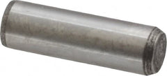 Made in USA - 5/16" Diam x 1" Pin Length 416 Stainless Steel Precision Dowel Pin - Passivated Finish, C 36-42 Hardness, 2 Beveled End - Exact Tooling