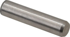 Made in USA - 5/16" Diam x 1-3/8" Pin Length 416 Stainless Steel Precision Dowel Pin - Passivated Finish, C 36-42 Hardness, 2 Beveled End - Exact Tooling