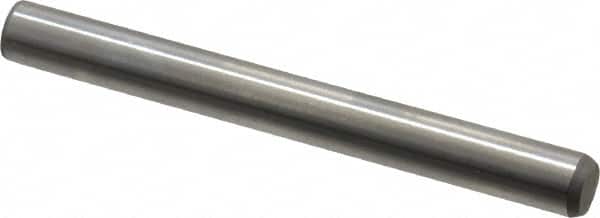 Made in USA - 5/16" Diam x 3" Pin Length 416 Stainless Steel Precision Dowel Pin - Passivated Finish, C 36-42 Hardness, 2 Beveled End - Exact Tooling