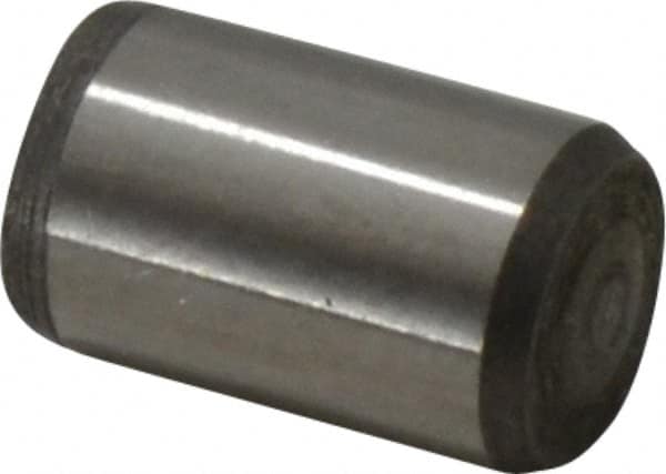 Made in USA - 5/16" Diam x 1/2" Pin Length 416 Stainless Steel Precision Dowel Pin - Passivated Finish, C 36-42 Hardness, 2 Beveled End - Exact Tooling