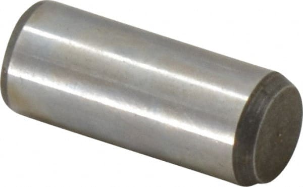 Made in USA - 5/16" Diam x 3/4" Pin Length 416 Stainless Steel Precision Dowel Pin - Passivated Finish, C 36-42 Hardness, 2 Beveled End - Exact Tooling
