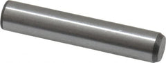 Made in USA - 3/8" Diam x 2" Pin Length 416 Stainless Steel Precision Dowel Pin - Passivated Finish, C 36-42 Hardness, 2 Beveled End - Exact Tooling