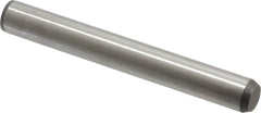 Made in USA - 3/8" Diam x 3" Pin Length 416 Stainless Steel Precision Dowel Pin - Passivated Finish, C 36-42 Hardness, 2 Beveled End - Exact Tooling