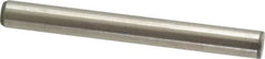 Made in USA - 3/8" Diam x 3-1/2" Pin Length 416 Stainless Steel Precision Dowel Pin - Passivated Finish, C 36-42 Hardness, 2 Beveled End - Exact Tooling