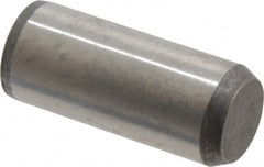 Made in USA - 3/8" Diam x 7/8" Pin Length 416 Stainless Steel Precision Dowel Pin - Passivated Finish, C 36-42 Hardness, 2 Beveled End - Exact Tooling