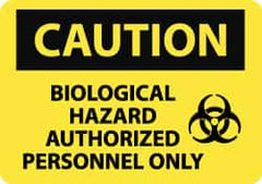 NMC - "Caution - Be Sure Cylinder Is Properly Supported and Capped", 10" Long x 14" Wide, Rigid Plastic Safety Sign - Rectangle, 0.05" Thick, Use for Accident Prevention - Exact Tooling