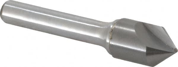 Keo - 1-3/4" Head Diam, 3/4" Shank Diam, 1 Flute 100° High Speed Steel Countersink - Exact Tooling