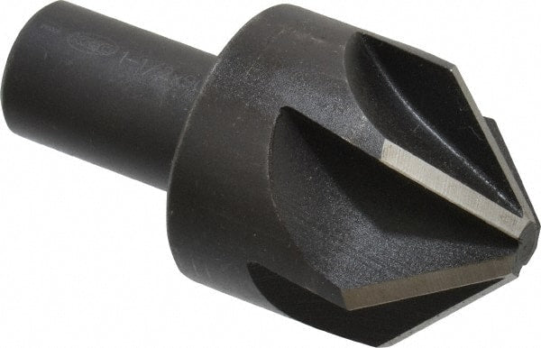 Keo - 1-1/2" Head Diam, 3/4" Shank Diam, 6 Flute 90° High Speed Steel Countersink - Exact Tooling
