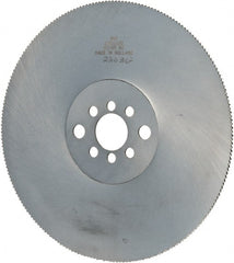 Kinkelder Saw - 225mm Blade Diam, 220 Teeth, High Speed Steel Cold Saw Blade - 32mm Arbor Hole Diam, 2mm Blade Thickness - Exact Tooling