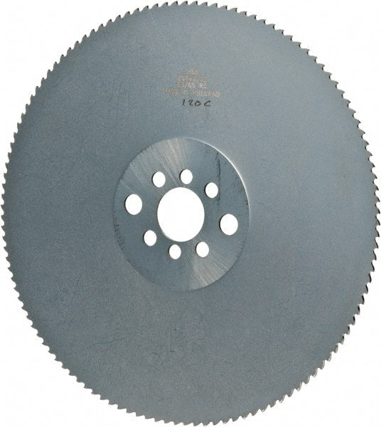 Kinkelder Saw - 250mm Blade Diam, 120 Teeth, High Speed Steel Cold Saw Blade - 32mm Arbor Hole Diam, 2mm Blade Thickness - Exact Tooling