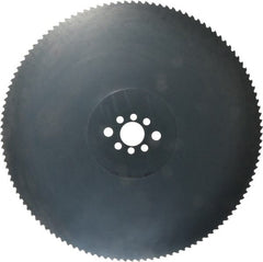 Kinkelder Saw - 350mm Blade Diam, 120 Teeth, High Speed Steel Cold Saw Blade - 32mm Arbor Hole Diam, 2.5mm Blade Thickness - Exact Tooling