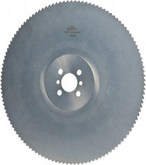 Kinkelder Saw - 350mm Blade Diam, 120 Teeth, High Speed Steel Cold Saw Blade - 40mm Arbor Hole Diam, 2.5mm Blade Thickness - Exact Tooling