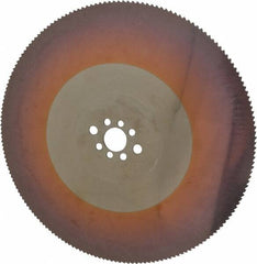 Kinkelder Saw - 350mm Blade Diam, 180 Teeth, High Speed Steel Cold Saw Blade - 32mm Arbor Hole Diam, 2.5mm Blade Thickness - Exact Tooling