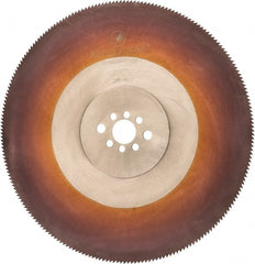 Kinkelder Saw - 350mm Blade Diam, 280 Teeth, High Speed Steel Cold Saw Blade - 32mm Arbor Hole Diam, 2.5mm Blade Thickness - Exact Tooling