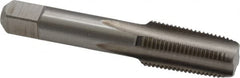 Hertel - 1/8-27 NPT Thread, 4 Flute Standard Pipe Tap - 2-1/8" OAL, Bright Finish, High Speed Steel - Exact Tooling
