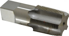 Hertel - 1-1/4 - 11-1/2 NPT Thread, 5 Flute Standard Pipe Tap - 4" OAL, Bright Finish, High Speed Steel - Exact Tooling