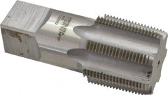 Hertel - 1-1/2 - 11-1/2 NPTF Thread, 7 Flute Standard Pipe Tap - 4-1/4" OAL, Bright Finish, High Speed Steel - Exact Tooling