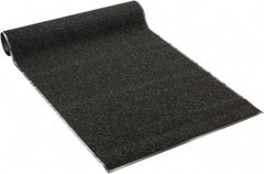 PRO-SAFE - 8 Ft. Long x 4 Ft. Wide, Poly Blended Carpet Surface, Ribbed Entrance Matting - 5/16 Inch Thick, Indoor, Medium Traffic, Vinyl, Black - Exact Tooling